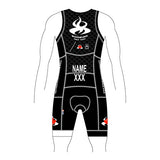Windburn Back in Black Performance Tri Suit (Name/Country)