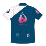 Windburn Magenta "X" Casual Summer Polo