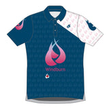 Windburn Magenta "X" Casual Summer Polo