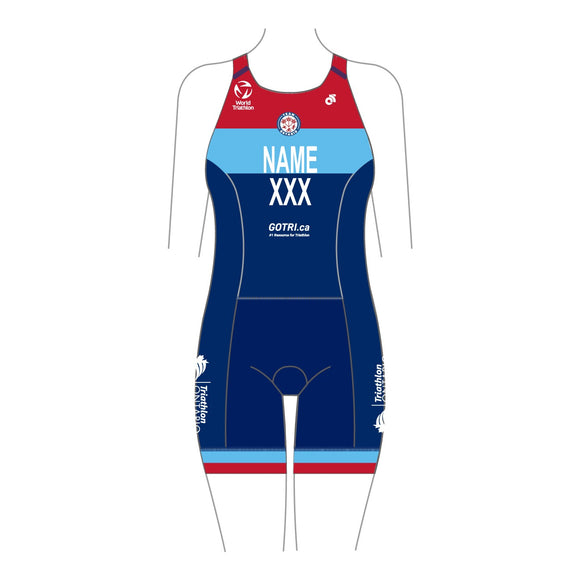 Triathlon Ontario Apex Women's Specific Tri Suit (Name & Country)