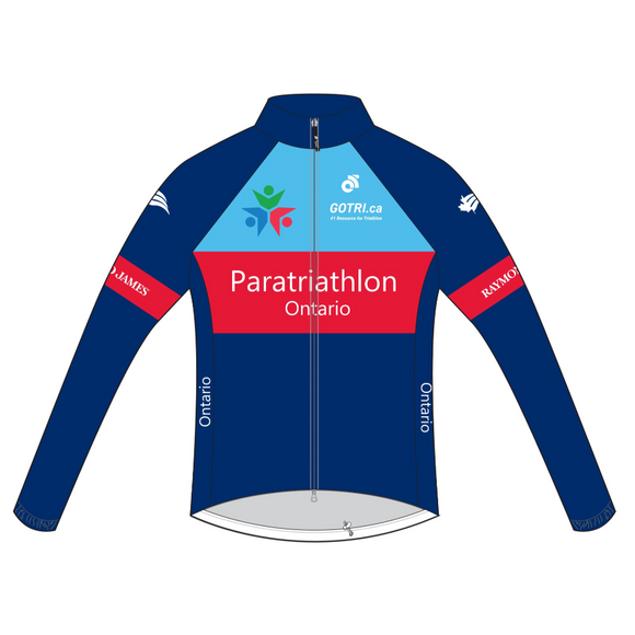 Paratriathlon Ontario TECH+ Cycling Wind Jacket