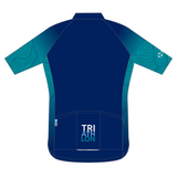 TRI-ATH-LON Teal Cycling Jersey