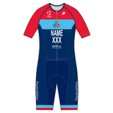 Paratriathlon Ontario PERFORMANCE Aero Short Sleeve Tri Suit (Name & Country)