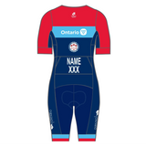 2026 Team Ontario PERFORMANCE+ Velocity Aero Short Sleeve Tri Suit (Name & Country)
