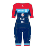 2026 Team Ontario PERFORMANCE+ Velocity Aero Short Sleeve Tri Suit (Name & Country)