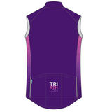 TRI-ATH-LON Purple Tech+ Wind Vest