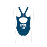 Windburn Magenta "X" PERFORMANCE Swimsuit (Name/Country)