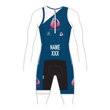 Windburn Magenta "X" PERFORMANCE Tri Suit (Name/Country)