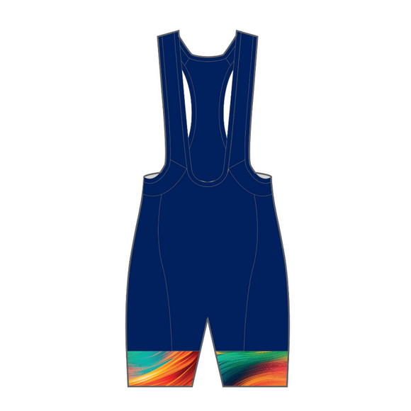 WTCF Colorwave Performance Premium Cycling Bib Shorts