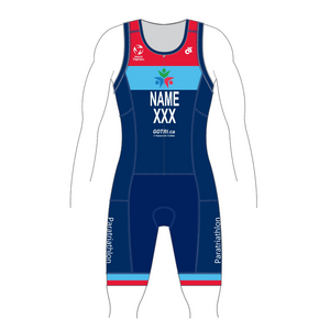 Paratriathlon Ontario PERFORMANCE Tri Suit (Name & Country)