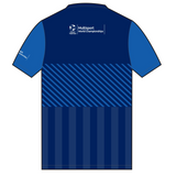 WMC Blue Geo Run Top