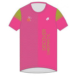 Discover Chiropractic Running  Tee Pink