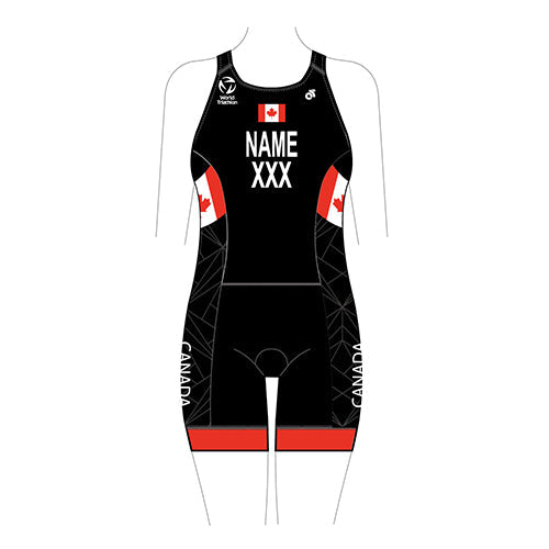 Canada Women's Specific APEX Tri Suit - Name & Country