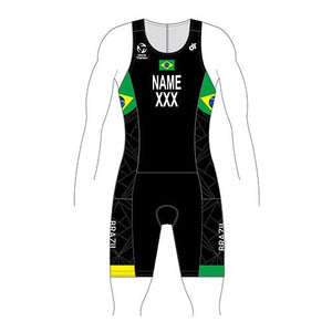 Brazil World Tri Suit - NAME & COUNTRY