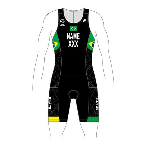 Brazil World Tri Suit - NAME & COUNTRY