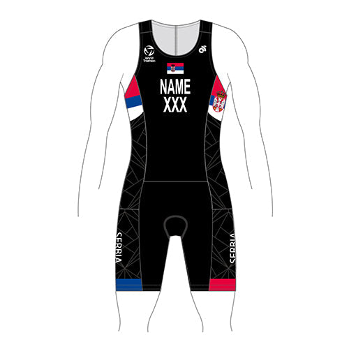 Serbia World Tri Suit - NAME & COUNTRY