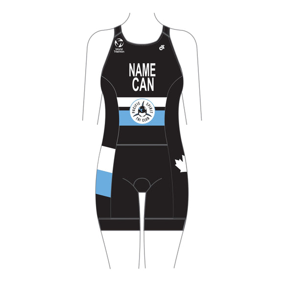 Pacific Spirit Apex Women's Specific Tri Suit (Name + Country)