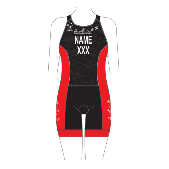 EXCEL Apex Women's Specific Tri Suit (Name & Country)