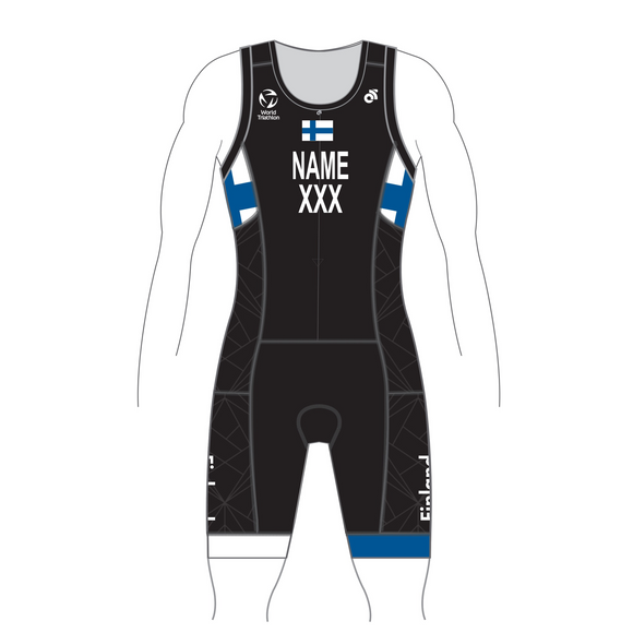 Finland Performance Tri Suit - Name & Country