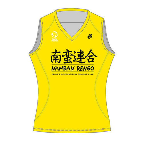 Namban Women's Run Singlet - Yellow
