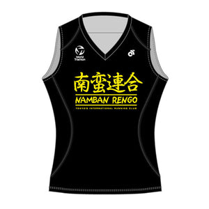 Namban Women's Run Singlet - Black