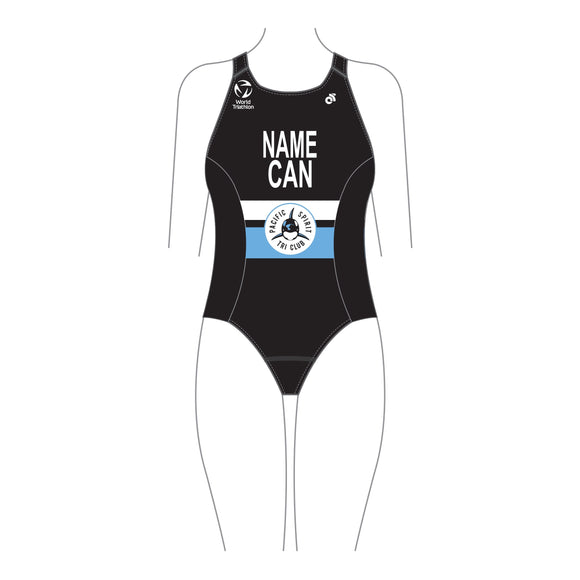 Pacific Spirit Tri Performance Swimsuit (Name + Country)