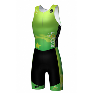 Be Seen Kid's Tri Suit Green