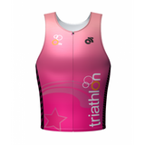 Be Seen Kid's Tri Top Pink