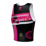 Be Seen Kid's Tri Top Pink